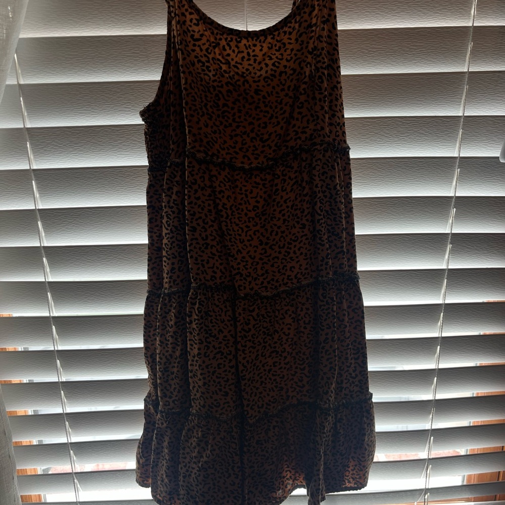 Cheetah Print dress from Shein is a size small